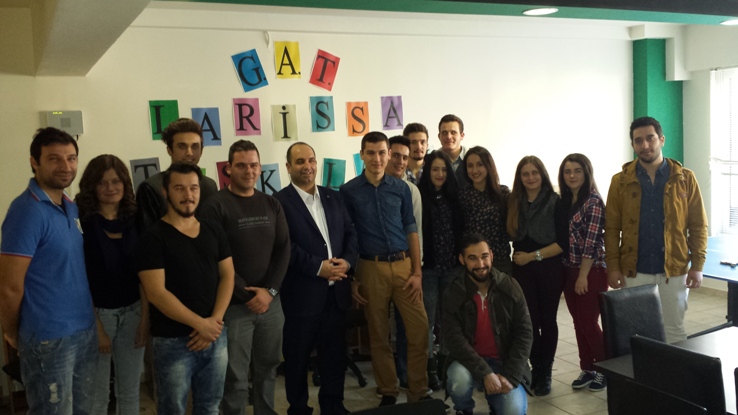 Mustafa Ali Çavuş Larisa GAT Teşkilatı’nı ziyaret etti